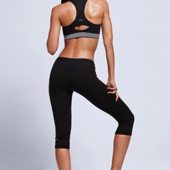 Victoria's Secret VSX Sport Knockout Crop Black - Picture 10 of 10